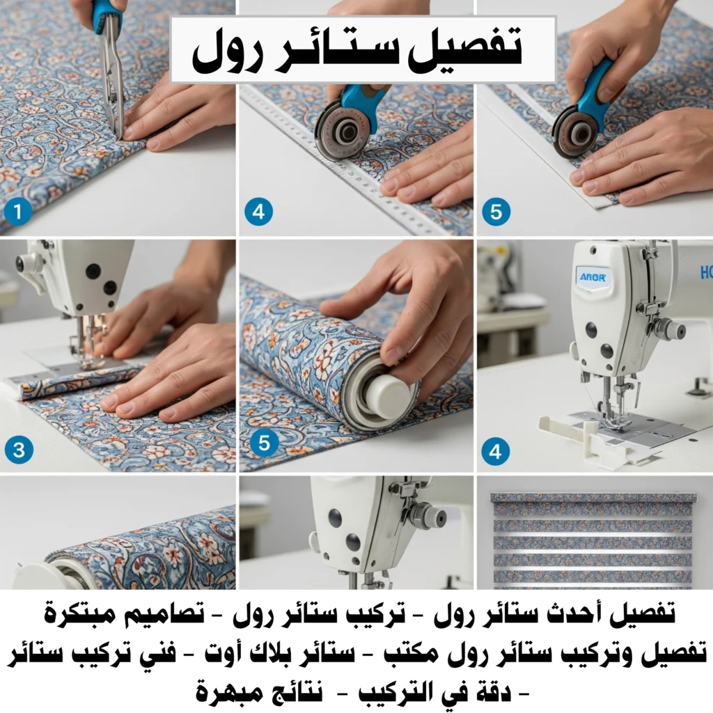 تفصيل ستائر رول