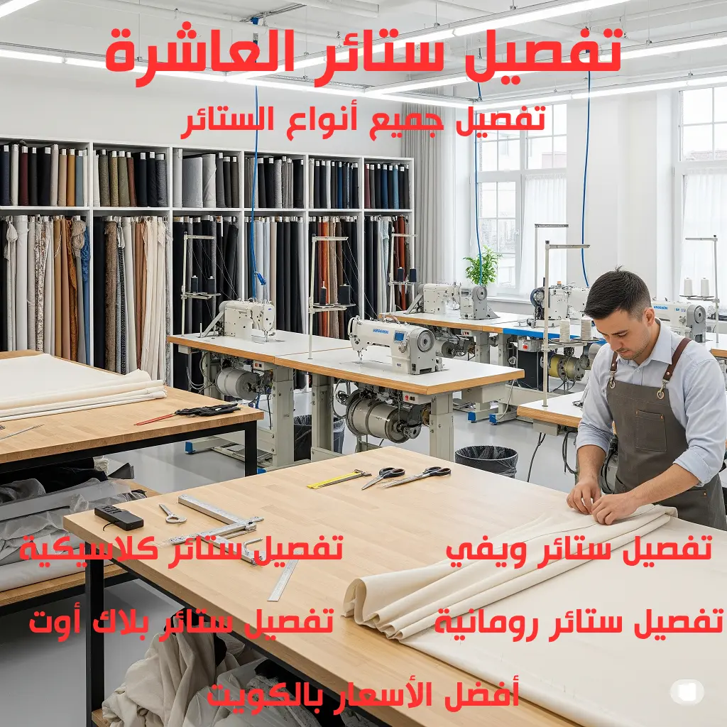 تفصيل ستائر العاشرة