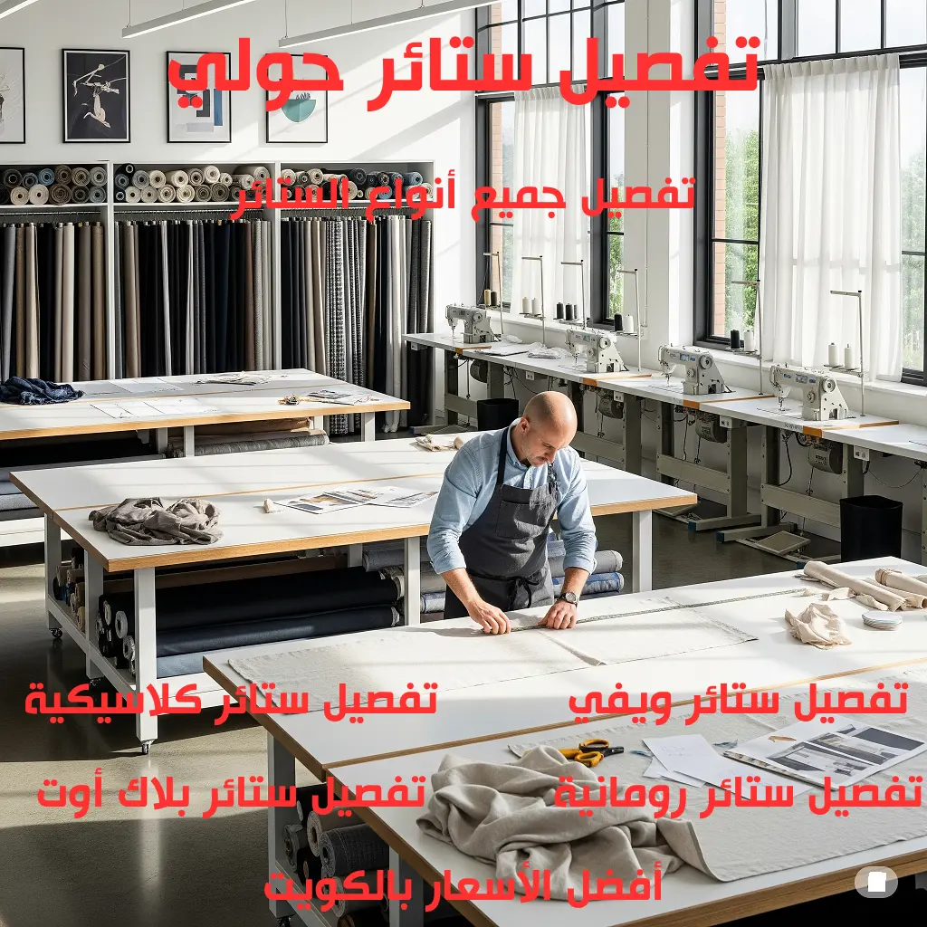 تفصيل ستائر حولي
